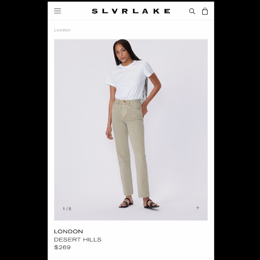 NWOT SLVRLAKE London in Desert Hills | Size 27